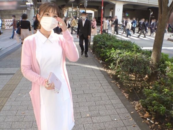 【休憩中のナースをゲット】昼休みの看護師さんをホテルに誘い込み！仕事のストレスをエロエロSEXで発散！白衣の天使が乱れまくる♡